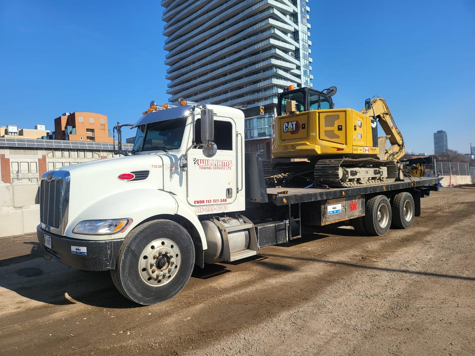 Williams Towing - Professional Heavy Equipment Transport Services in Toronto